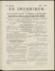 De ingenieur; Weekblad gewĳd aan de techniek en de economie van openbare werken en nĳverheid jrg 22, 1907, no 28, 13-07-1907 in 