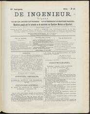 De ingenieur; Weekblad gewĳd aan de techniek en de economie van openbare werken en nĳverheid jrg 28, 1913, no 29, 19-07-1913 in 