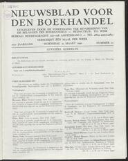 Nieuwsblad voor den boekhandel jrg 107, 1940, no 12, 20-03-1940 in 