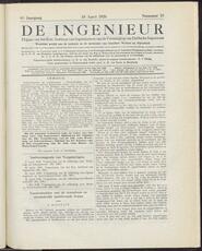De ingenieur; Orgaan van het Kon. Instituut van Ingenieurs- van de vereeniging van Delftsche Ingenieurs jrg 41, 1926, no 15, 10-04-1926 in 
