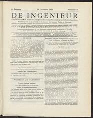 De ingenieur; Orgaan van het Kon. Instituut van Ingenieurs- van de vereeniging van Delftsche Ingenieurs jrg 41, 1926, no 51, 18-12-1926 in 