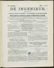 De ingenieur; Weekblad gewĳd aan de techniek en de economie van openbare werken en nĳverheid jrg 20, 1905, no 15, 15-04-1905 in 