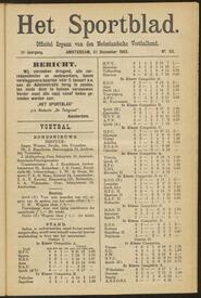 Het sportblad; Officiëel orgaan van den Nederlandschen Voetbalbond jrg 11, 1903, no 53, 31-12-1903 in 