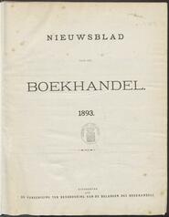 Nieuwsblad voor den boekhandel jrg 60, 1893 [Index]