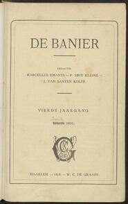 De banier; tijdschrift van 'Het jonge Holland' jrg 4, 1878 (deel 2), no 1