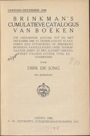 Brinkman's cumulatieve catalogus van boeken in 