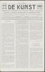 De kunst; geïllustreerd weekblad voor tooneel, muziek, beeldende kunsten, letteren, bouwkunst en nĳverheid jrg 2, 1909, no 119, 07-05-1910 in 