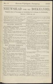 Nieuwsblad voor den boekhandel jrg 56, 1889, no 9, 01-02-1889 in 
