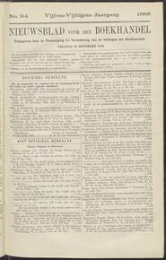 Nieuwsblad voor den boekhandel jrg 55, 1888, no 94, 23-11-1888 in 