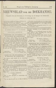 Nieuwsblad voor den boekhandel jrg 59, 1892, no 16, 23-02-1892 in 