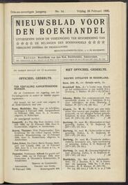 Nieuwsblad voor den boekhandel jrg 73, 1906, no 14, 16-02-1906 in 