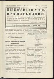 Nieuwsblad voor den boekhandel jrg 77, 1910, no 36, 06-05-1910 in 