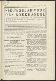 Nieuwsblad voor den boekhandel jrg 74, 1907, no 39, 14-05-1907 in 