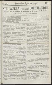 Nieuwsblad voor den boekhandel jrg 41, 1874, no 20, 10-03-1874 in 