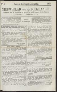 Nieuwsblad voor den boekhandel jrg 42, 1875, no 9, 02-02-1875 in 