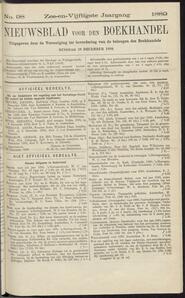 Nieuwsblad voor den boekhandel jrg 56, 1889, no 98, 10-12-1889 in 