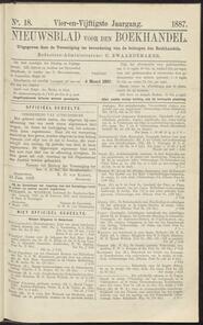 Nieuwsblad voor den boekhandel jrg 54, 1887, no 18, 04-03-1887 in 