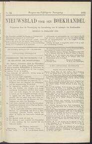 Nieuwsblad voor den boekhandel jrg 59, 1892, no 14, 16-02-1892 in 