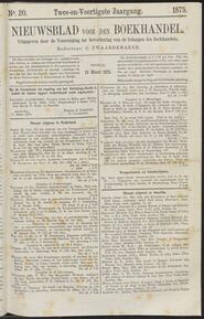 Nieuwsblad voor den boekhandel jrg 42, 1875, no 20, 12-03-1875 in 