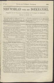 Nieuwsblad voor den boekhandel jrg 57, 1890, no 21, 14-03-1890 in 