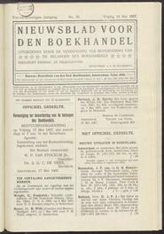 Nieuwsblad voor den boekhandel jrg 74, 1907, no 38, 10-05-1907 in 