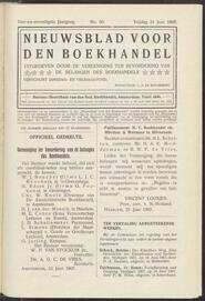 Nieuwsblad voor den boekhandel jrg 74, 1907, no 50, 21-06-1907 in 