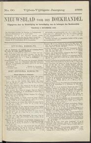 Nieuwsblad voor den boekhandel jrg 55, 1888, no 90, 09-11-1888 in 