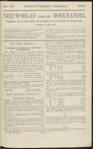 Nieuwsblad voor den boekhandel jrg 56, 1889, no 35, 03-05-1889 in 