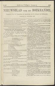 Nieuwsblad voor den boekhandel jrg 58, 1891, no 67, 21-08-1891 in 