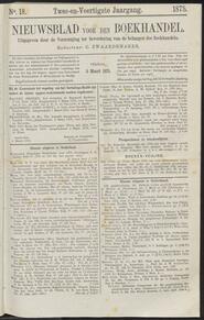Nieuwsblad voor den boekhandel jrg 42, 1875, no 18, 05-03-1875 in 