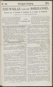 Nieuwsblad voor den boekhandel jrg 40, 1873, no 99, 12-12-1873 in 