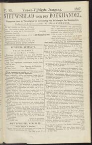 Nieuwsblad voor den boekhandel jrg 54, 1887, no 93, 22-11-1887 in 