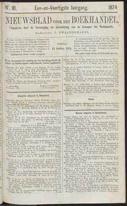 Nieuwsblad voor den boekhandel jrg 41, 1874, no 81, 13-10-1874 in 