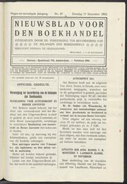 Nieuwsblad voor den boekhandel jrg 79, 1912, no 97, 17-12-1912 in 