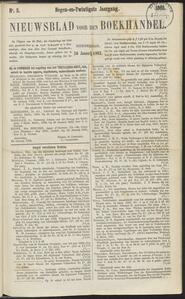 Nieuwsblad voor den boekhandel jrg 29, 1862, no 5, 30-01-1862 in 