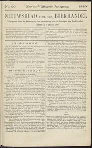 Nieuwsblad voor den boekhandel jrg 56, 1889, no 26, 02-04-1889 in 