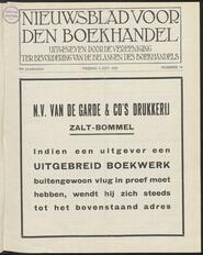Nieuwsblad voor den boekhandel jrg 99, 1932, no 54, 08-07-1932 in 