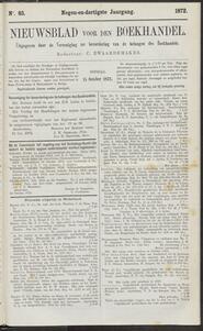 Nieuwsblad voor den boekhandel jrg 39, 1872, no 83, 15-10-1872 in 
