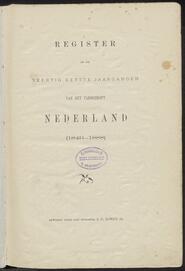 Nederland, 1849/1888, 01-01-1849 [Index] in 