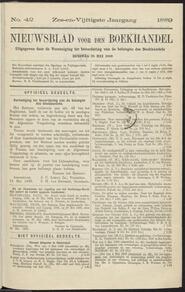 Nieuwsblad voor den boekhandel jrg 56, 1889, no 42, 28-05-1889 in 