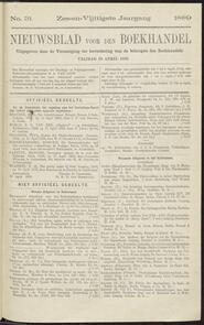 Nieuwsblad voor den boekhandel jrg 56, 1889, no 31, 19-04-1889 in 