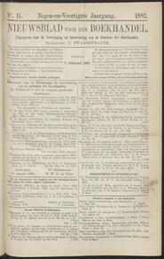 Nieuwsblad voor den boekhandel jrg 49, 1882, no 11, 07-02-1882 in 