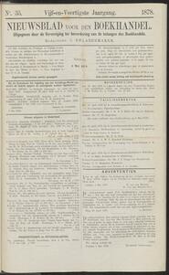 Nieuwsblad voor den boekhandel jrg 45, 1878, no 35, 03-05-1878 in 