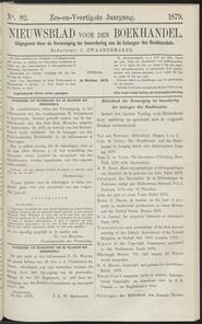 Nieuwsblad voor den boekhandel jrg 46, 1879, no 82, 14-10-1879 in 