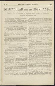 Nieuwsblad voor den boekhandel jrg 58, 1891, no 68, 25-08-1891 in 