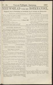 Nieuwsblad voor den boekhandel jrg 54, 1887, no 20, 11-03-1887 in 