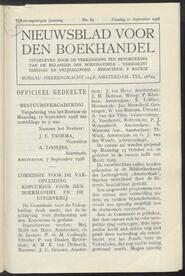 Nieuwsblad voor den boekhandel jrg 95, 1928, no 69, 11-09-1928 in 