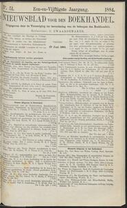 Nieuwsblad voor den boekhandel jrg 51, 1884, no 51, 27-06-1884 in 