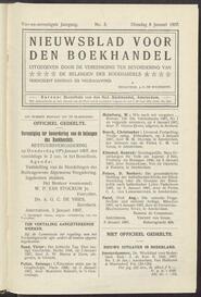 Nieuwsblad voor den boekhandel jrg 74, 1907, no 3, 08-01-1907 in 