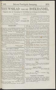 Nieuwsblad voor den boekhandel jrg 43, 1876, no 102, 22-12-1876 in 
